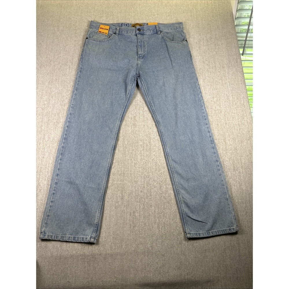 Ross Thomson jeans Men's Size 42W x 30L Denim Light Wash Ranch Wear utility